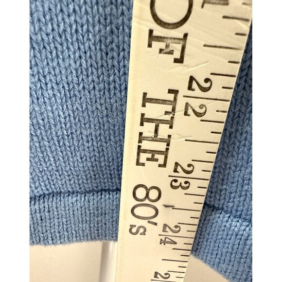 Storybook Knits Women's Blue/Green Button Up Cardigan Sweater Embracing Peacocks - Picture 9 of 12